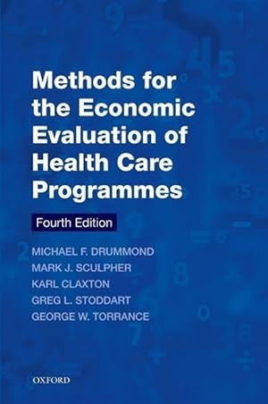 Bild des Verkufers fr Methods for the Economic Evaluation of Health Care Programmes zum Verkauf von moluna