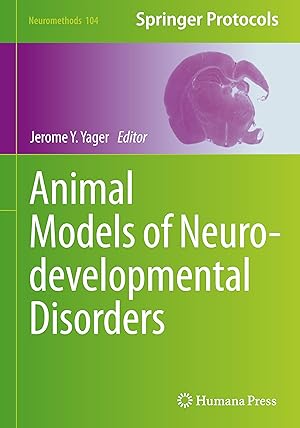 Image du vendeur pour Animal Models of Neurodevelopmental Disorders mis en vente par moluna