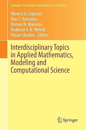 Imagen del vendedor de Interdisciplinary Topics in Applied Mathematics, Modeling and Computational Science a la venta por moluna