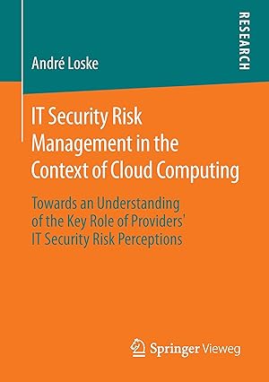 Immagine del venditore per IT Security Risk Management in the Context of Cloud Computing venduto da moluna