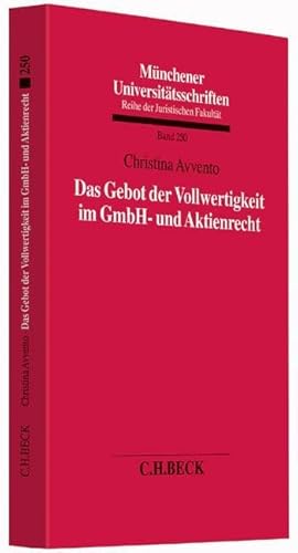 Seller image for Das Gebot der Vollwertigkeit im GmbH- und Aktienrecht for sale by moluna