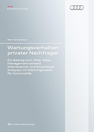 Seller image for Wartungsverhalten privater Nachfrager for sale by moluna