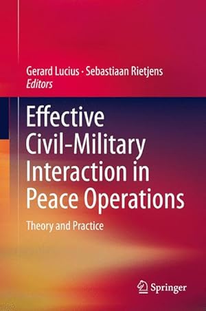 Bild des Verkufers fr Effective Civil-Military Interaction in Peace Operations zum Verkauf von moluna