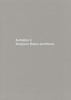 Seller image for Sergison Bates architects: Papers 3 for sale by moluna