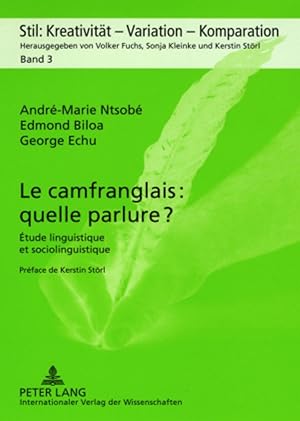 Seller image for Le camfranglais : quelle parlure ? for sale by moluna