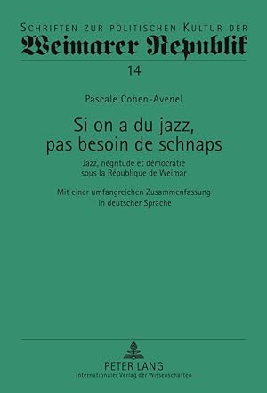 Seller image for Si on a du jazz, pas besoin de schnaps for sale by moluna