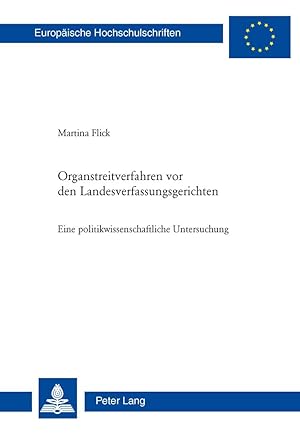 Seller image for Organstreitverfahren vor den Landesverfassungsgerichten for sale by moluna