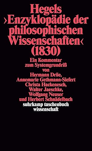 Bild des Verkufers fr Hegels Enzyklopaedie der philosophischen Wissenschaften (1830) zum Verkauf von moluna