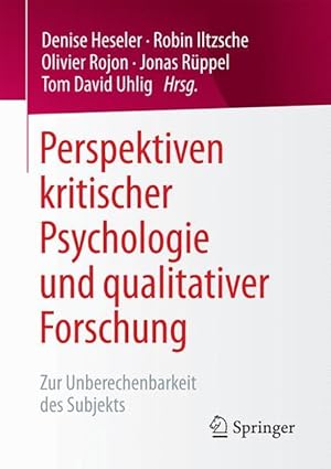 Immagine del venditore per Perspektiven kritischer Psychologie und qualitativer Forschung venduto da moluna