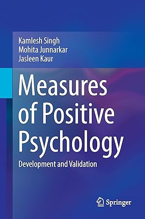 Seller image for Measures of Positive Psychology for sale by moluna