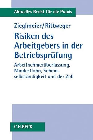 Seller image for Risiken des Arbeitgebers in der Betriebsprfung for sale by moluna