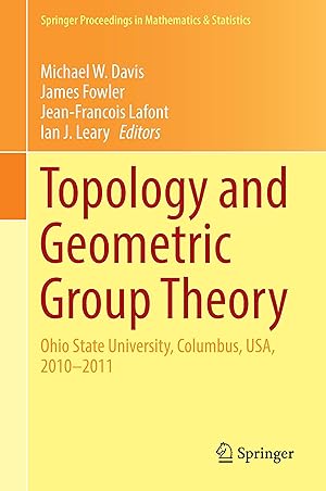 Bild des Verkufers fr Topology and Geometric Group Theory zum Verkauf von moluna