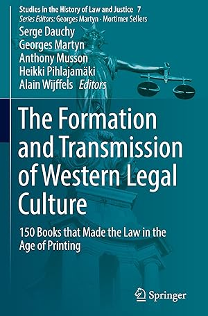 Bild des Verkufers fr The Formation and Transmission of Western Legal Culture zum Verkauf von moluna