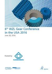 Seller image for 6th WZL Gear Conference in the USA 2016 for sale by moluna