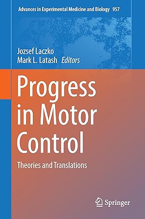 Seller image for Progress in Motor Control for sale by moluna