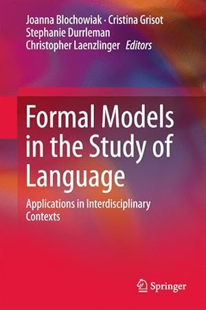 Bild des Verkufers fr Formal Models in the Study of Language zum Verkauf von moluna