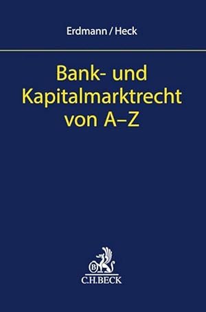 Bild des Verkufers fr Bank- und Kapitalmarktrecht von A-Z zum Verkauf von moluna