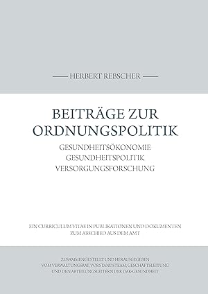 Seller image for Beitraege zur Ordnungspolitik for sale by moluna