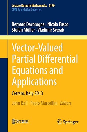Immagine del venditore per Vector-Valued Partial Differential Equations and Applications venduto da moluna