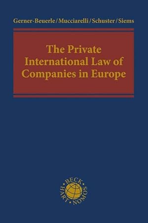 Imagen del vendedor de The Private International Law of Companies in Europe a la venta por moluna