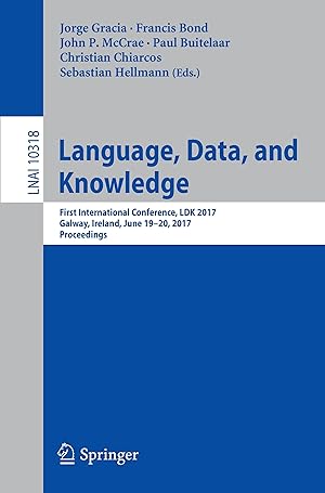 Immagine del venditore per Language, Data, and Knowledge venduto da moluna