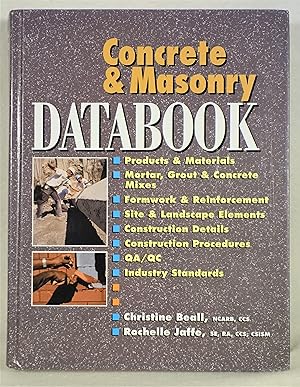Seller image for Concrete and Masonry Databook for sale by The Design Matrix