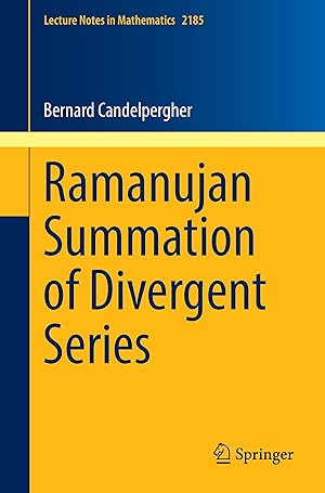 Image du vendeur pour Ramanujan Summation of Divergent Series mis en vente par moluna