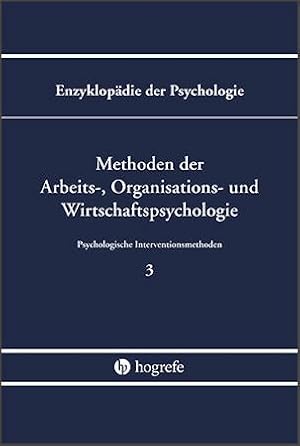 Bild des Verkufers fr Methoden der Arbeits-, Organisations- und Wirtschaftspsychologie (EdP B/III/3) zum Verkauf von moluna