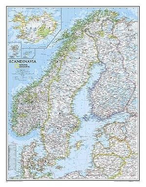 Bild des Verkufers fr National Geographic Map Scandinavia, Planokarte zum Verkauf von moluna