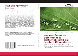 Seller image for Evaluacin de HH determinar la sustentabilidad del acufero Chupaderos for sale by moluna