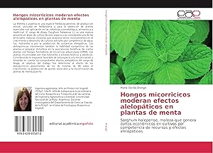 Hongos micorricicos moderan efectos alelopáticos en plantas de menta