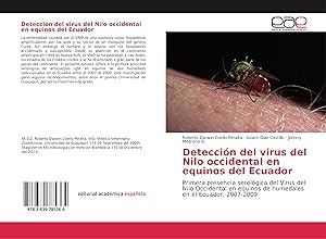Seller image for Deteccin del virus del Nilo occidental en equinos del Ecuador for sale by moluna