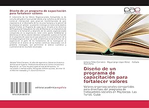 Seller image for Diseo de un programa de capacitacin para fortalecer valores for sale by moluna