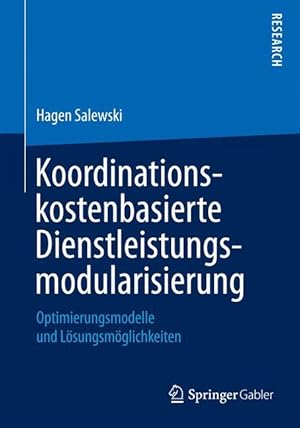 Seller image for Koordinationskostenbasierte Dienstleistungsmodularisierung for sale by moluna