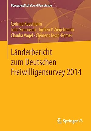 Seller image for Laenderbericht zum Deutschen Freiwilligensurvey 2014 for sale by moluna