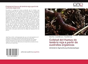 Seller image for Calidad del Humus de lombriz roja a partir de sustratos orgnicos for sale by moluna