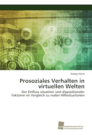 Seller image for Prosoziales Verhalten in virtuellen Welten for sale by moluna