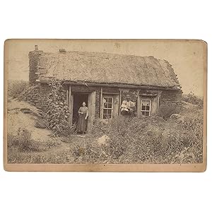 The Little Sod Shanty on the Claim [Cabinet Card]