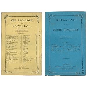 Ko Aotearoa, or the Maori Recorder (no. 1) together with The Recorder and Ko Aotearoa (no. 2) [Co...