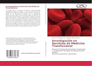 Imagen del vendedor de Investigacin en Servicios de Medicina Transfusional a la venta por moluna