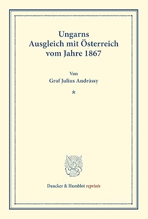 Seller image for Ungarns Ausgleich mit sterreich for sale by moluna