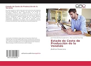 Bild des Verkufers fr Estado de Costo de Produccin de lo Vendido zum Verkauf von moluna
