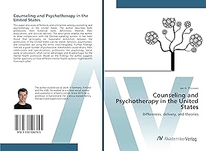 Immagine del venditore per Counseling and Psychotherapy in the United States venduto da moluna