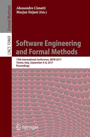 Bild des Verkufers fr Software Engineering and Formal Methods zum Verkauf von moluna