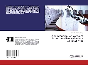Bild des Verkufers fr A communication contract for responsible action in a world of risks zum Verkauf von moluna