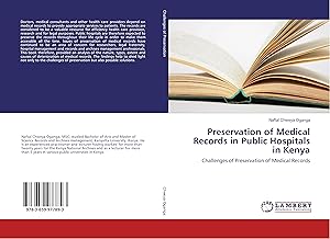 Imagen del vendedor de Preservation of Medical Records in Public Hospitals in Kenya a la venta por moluna