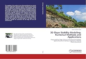 Bild des Verkufers fr 3D Slope Stability Modeling: Numerical Methods and Applications zum Verkauf von moluna