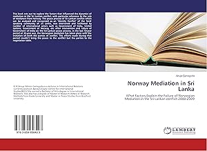 Imagen del vendedor de Norway Mediation in Sri Lanka a la venta por moluna