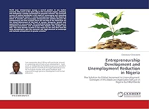 Imagen del vendedor de Entrepreneurship Development and Unemployment Reduction in Nigeria a la venta por moluna