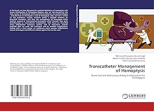 Seller image for Transcatheter Management of Hemoptysis for sale by moluna